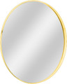 Dubiel Vitrum Round Mirror Nico 70 cm, gold frame