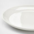 FRÖJDEFULL Plate, white, 25 cm, 2 pack
