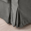 VRETSTORP 3-seat sofa-bed, Hakebo dark grey