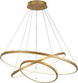 Pendant Lamp Cataleya 1 x 58 W, matt gold