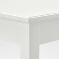 IDANÄS Drop-leaf table, white, 51/86x96 cm