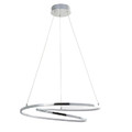 GoodHome Pendant Lamp LED Pegmati 58cm 2000lm, chrome