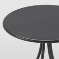 TÅNEBRO Side table, anthracite, 46 cm