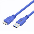 TB Cable USB 3.0-Micro 1m, blue