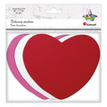 Craft Foam Decorations Hearts 142x120mm