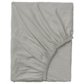 VÅRVIAL Fitted sheet for day-bed, light grey, 80x200 cm