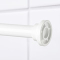 BOTAREN Shower curtain rod, white, 70-120 cm