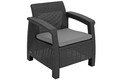 Garden Furniture Set CORFU REST, graphite