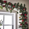 VINTERFINT Garland, star-shaped red, 5 m