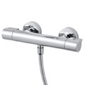 GoodHome Shower Set Cavally, thermostatic mixer