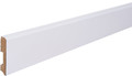 MDF Skirting Board Foge LB1 8 cm 2 m, semi-matt white