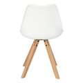 Dining Chair Norden Star Square, natural/white