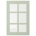 STENSUND Glass door, light green, 40x60 cm