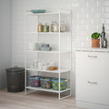 JONAXEL Shelving unit, white, 80x38x160 cm