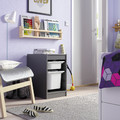 TROFAST Storage combination with boxes, grey/white, 34x44x56 cm