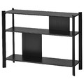 JÄTTESTA Side table, black, 95x30 cm