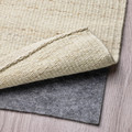 TIDTABELL Rug, flatwoven, beige, 170x240 cm