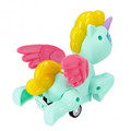 Pull Toy Unicorn 12cm, 1pc, assorted colours, 3+