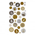 Christmas Decorative Stickers Snowflakes 37pcs