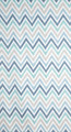 Curtain Nastia 140 x 250 cm, white/blue