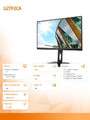 AOC 27" Monitor IPS 4K HDMIx2 DP USB-C Pivot U27P2CA