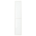 OXBERG Glass door, white, 40x192 cm