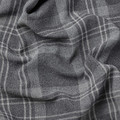 HÄGGVECKMAL Room darkening curtains, 1 pair, dark grey, 145x300 cm