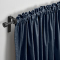 SANELA Curtains, 1 pair, dark blue, 140x300 cm