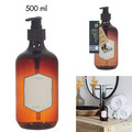 Hand Wash/Lotion Container 500ml, amber