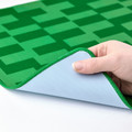 BLÅSKATA Gaming mouse pad, green/patterned, 40x80 cm