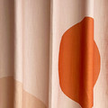 GoodHome Curtain Landscape 140x260 cm, terracotta