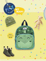 Pret Children's Backpack Preschool Dino Giggle green