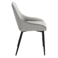 Upholstered Chair Floyd Velvet, grey