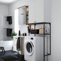 ENHET Laundry, anthracite/white, 180x43x204 cm