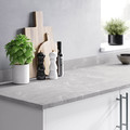 GoodHome Laminated Kitchen Worktop Algiata 62 x 2.2 x 300 cm, grey marble