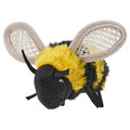 SKOGSDUVA Soft toy, mini-bumblebee/black yellow, 8 cm