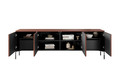 TV Cabinet with Drawers Sonatia 200, burgundy