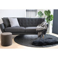 Pouffe Ejby Velvet, grey