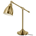 BAROMETER Work lamp, brass-colour