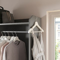 HAUGA Storage combination, grey, 208x199 cm