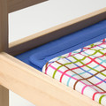 DUKTIG Doll's bed with bedlinen set, pine/multicolour