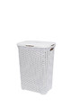 Curver Laundry Basket Natural Style 60l, off-white