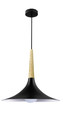 GoodHome Pendant Lamp Arraqis E27 38cm, black