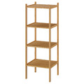 RÅGRUND Shelving unit, bamboo, 37x37x104 cm