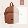 Kidzroom Children's Backpack Beary, cognac