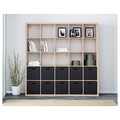 KALLAX Shelving unit, white stained oak effect, 182x182 cm