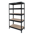 GoodHome Metal Shelving Unit Rand 180 x 97 x 60 cm 5 Shelves 250 kg