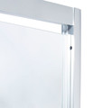 Pivot Shower Door Onega 90 cm, chrome/transparent