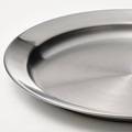 GRILLTIDER Plate, stainless steel, 25 cm