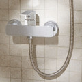 GoodHome Shower Mixer Tap Wicie, white